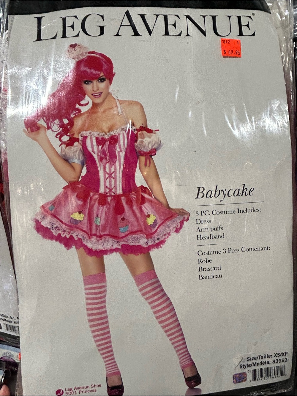 Leg Avenue Pink Babycake Party Costume